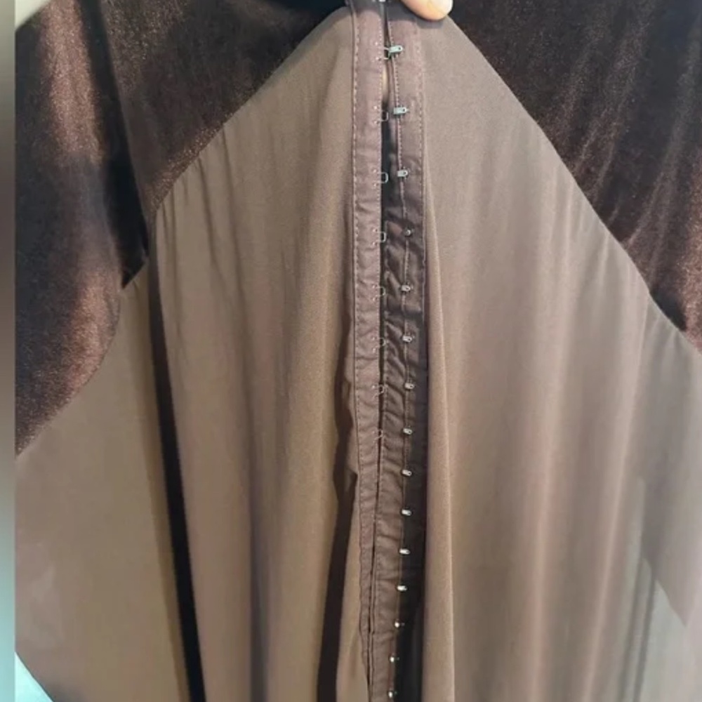 Free People Velvet Dreams Fringed Kimono in Aubergine OS - Picture 8 of 8